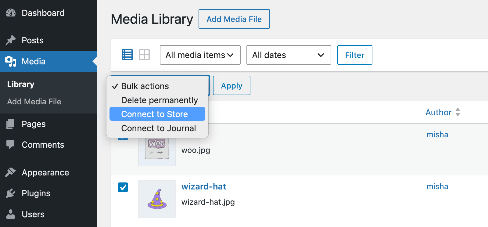 bulk connect images