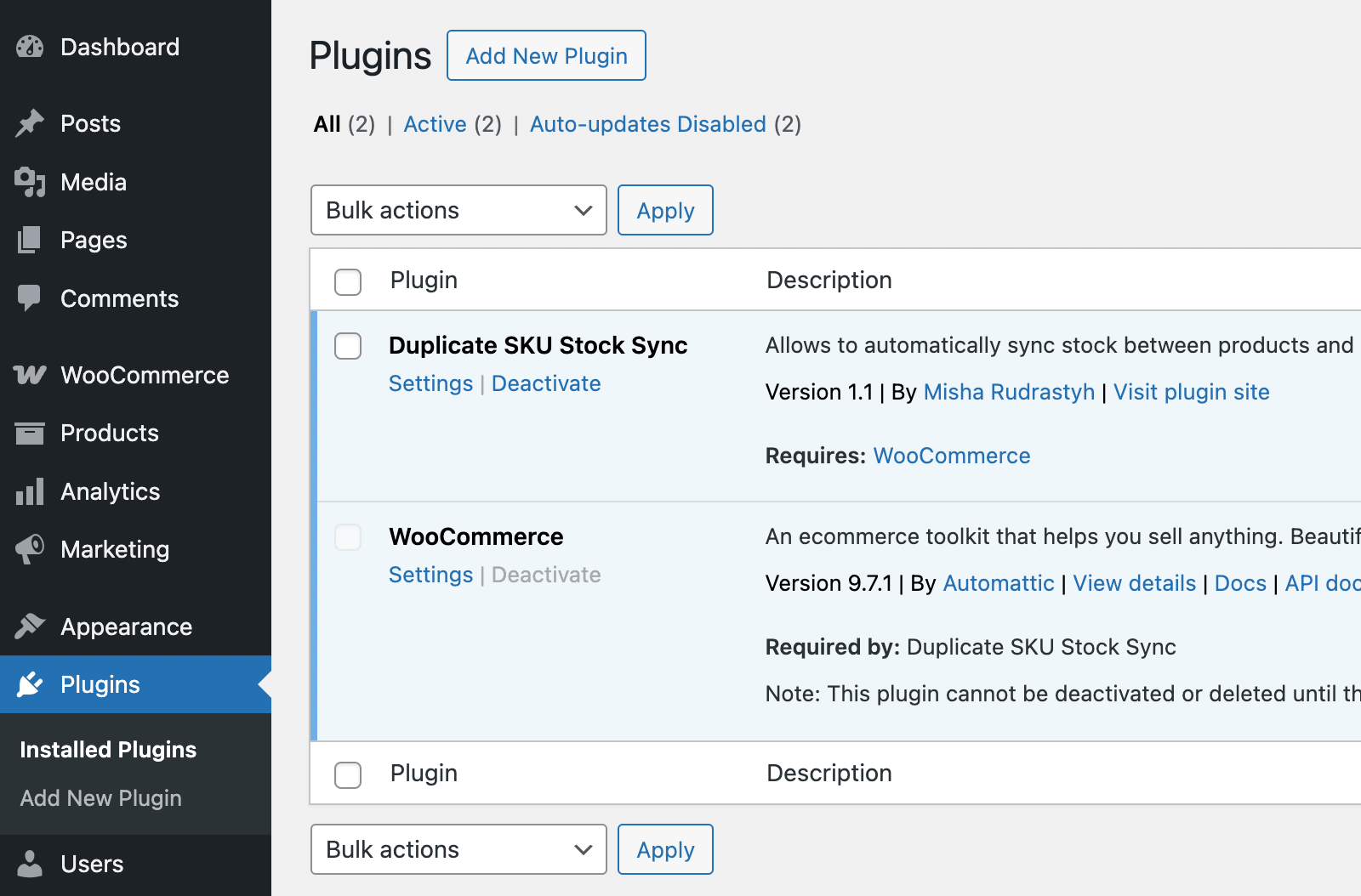 The plugin for variations stock management in WooCommerce