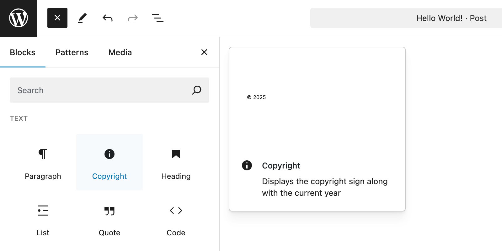 Registering a block variation for a block binding.