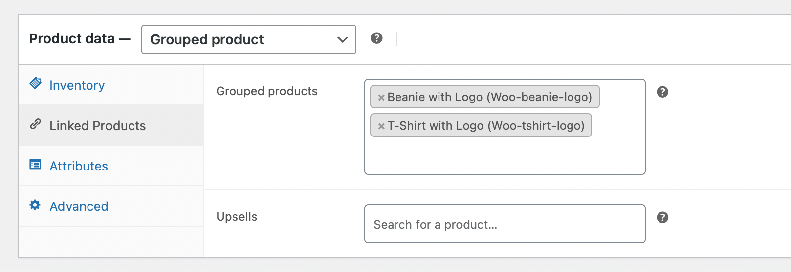 Editing grouped products in WooCommerce