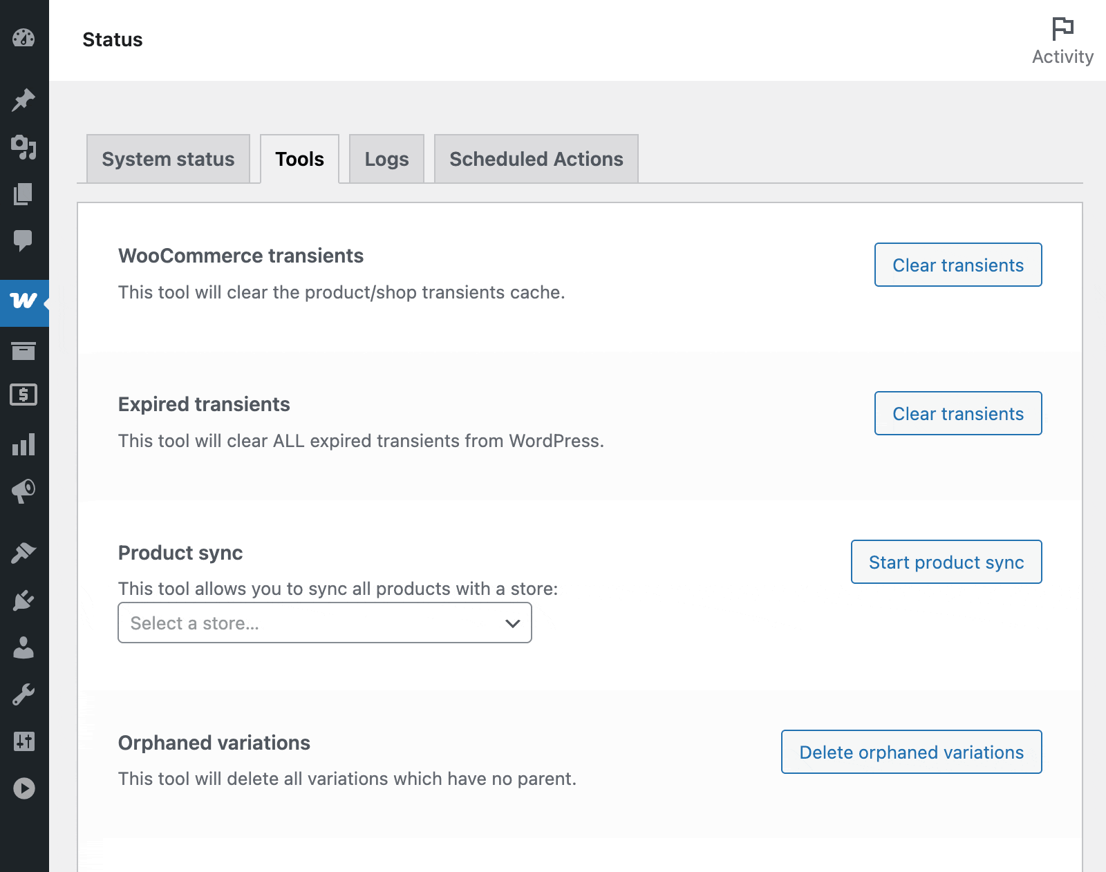 Bulk product sync all products in WooCommerce