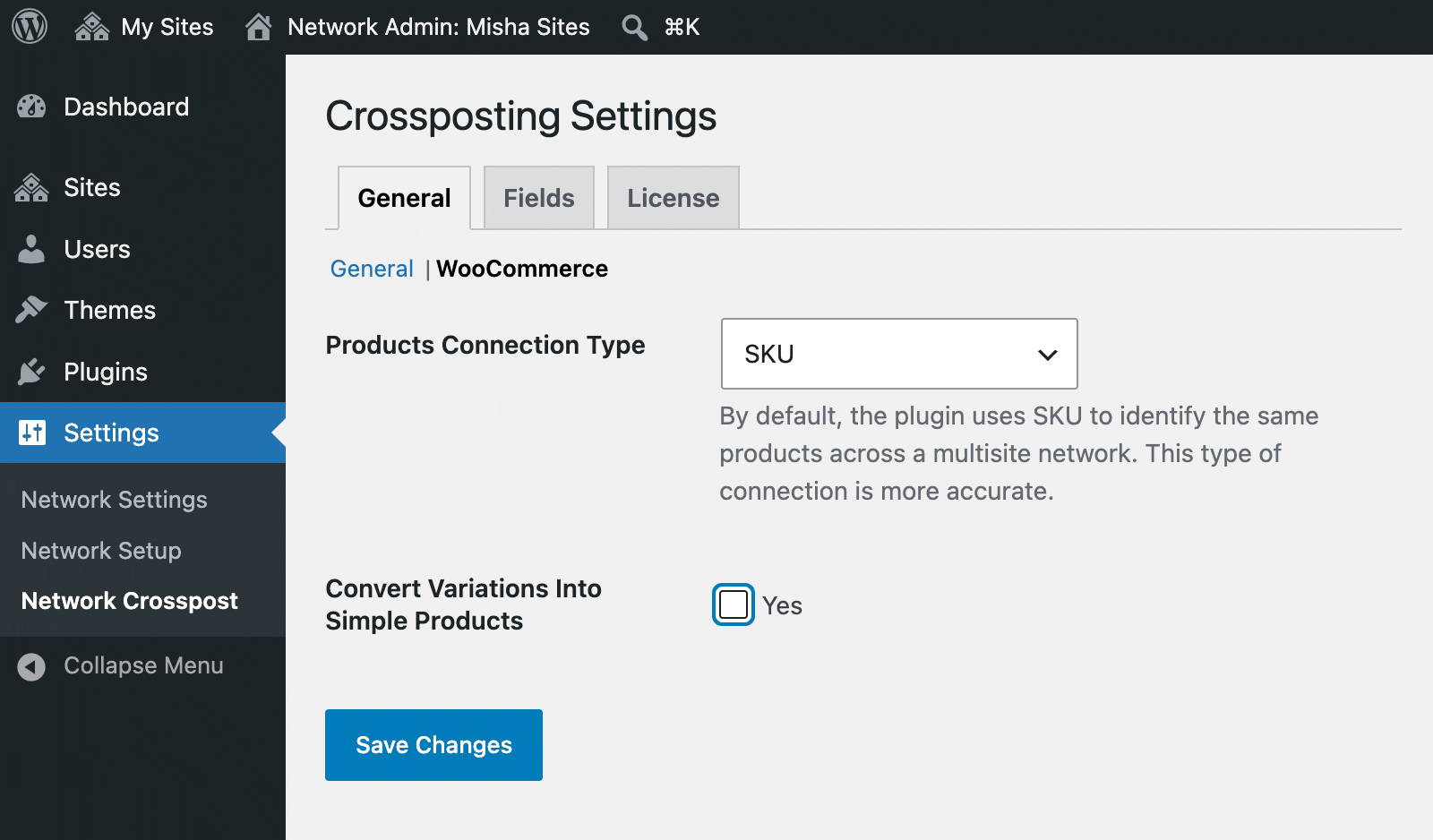 WooCommerce Multisite convert variations into simple products