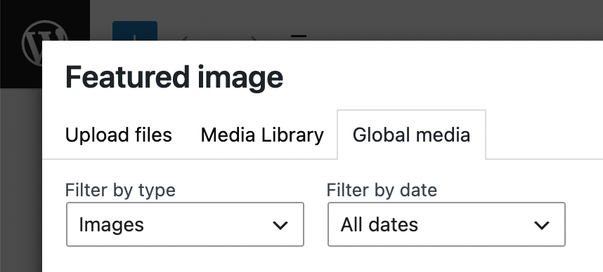Custom shared media tab title