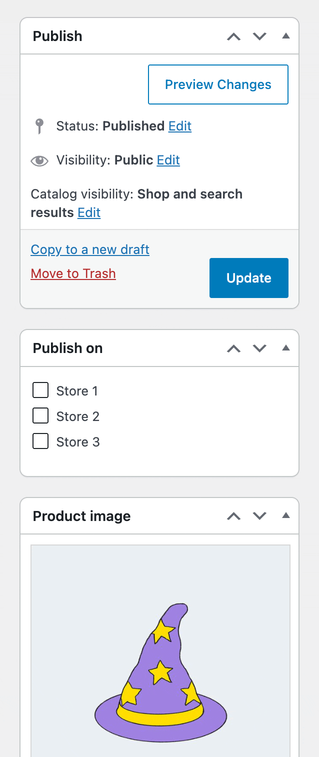 Product sync in WooCommerce multistore